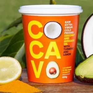 Cocavo Coconut and Avocado Cooking Oil with Turmeric and Lemon 400g