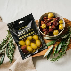 NZ Manuka Smoked Olives 150g