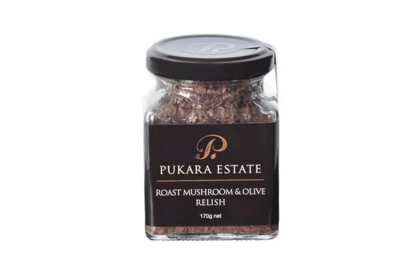 Pukara Estate Roast Mushroom and Olive Relish 170g
