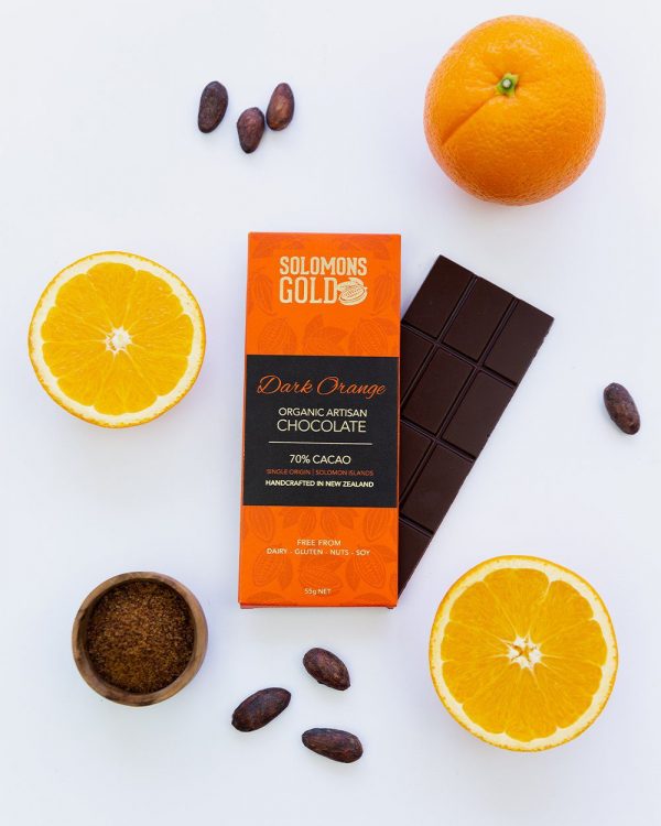 Solomons Gold 70% Chocolate – Dark Orange