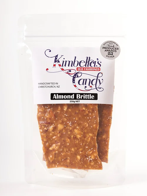 Old Fashioned Almond Brittle – Kimbella’s Candy 250g